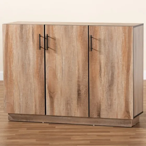 Stella Contemporary Oak 3-Door Sideboard-Kirkland's Home Cheap