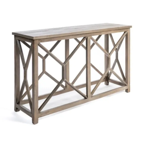 Stephan Natural Wood Console Table-Kirkland's Home Outlet
