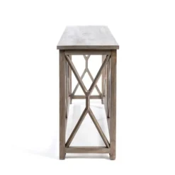 Stephan Natural Wood Console Table-Kirkland's Home Outlet