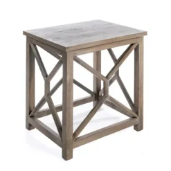 Stephan Natural Wood Side Table-Kirkland's Home Flash Sale
