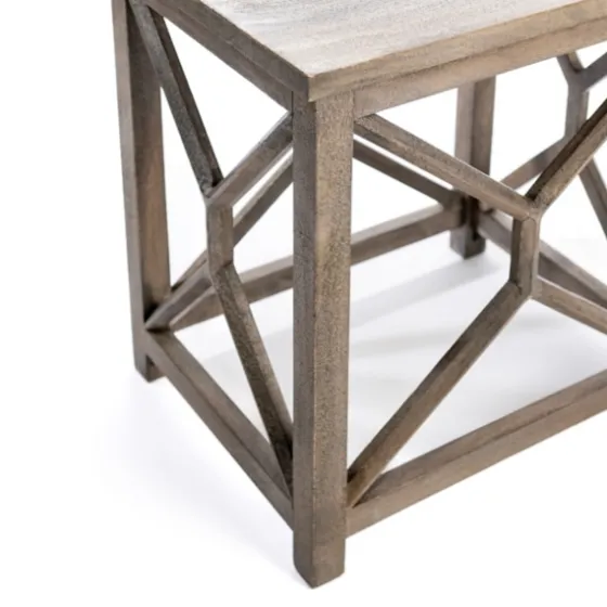 Stephan Natural Wood Side Table-Kirkland's Home Flash Sale
