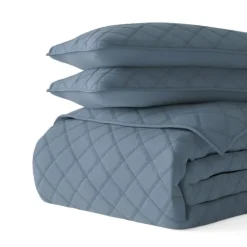 Stitched Diamond 3-Pc. King Quilt Set-Kirkland's Home Shop