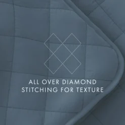 Stitched Diamond 3-Pc. Queen Quilt Set-Kirkland's Home Hot