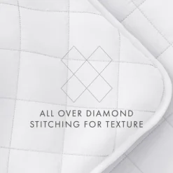 Stitched Diamond 3-Pc. Queen Quilt Set-Kirkland's Home Outlet