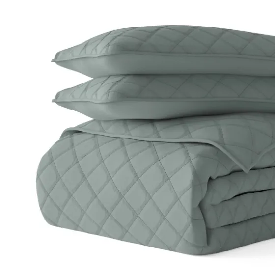 Stitched Diamond 2-Pc. Twin Quilt Set-Kirkland's Home Clearance