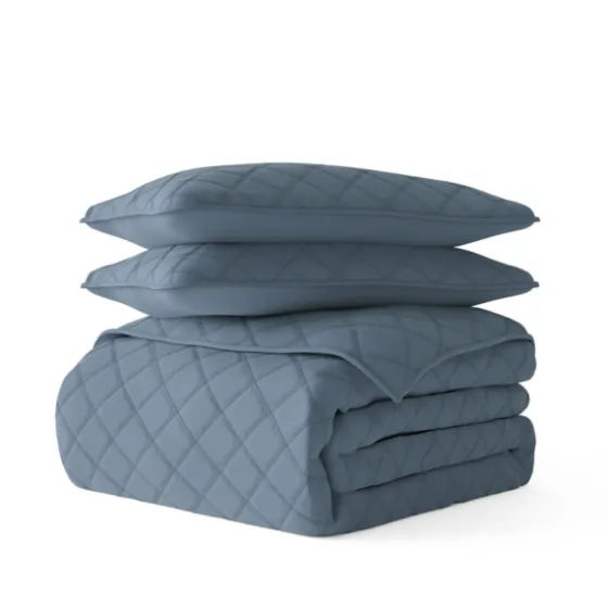 Stitched Diamond 2-Pc. Twin Quilt Set-Kirkland's Home Discount