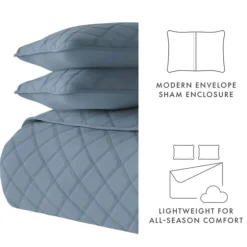 Stitched Diamond 2-Pc. Twin Quilt Set-Kirkland's Home Discount