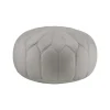 Stitched Round Ottoman-Kirkland's Home Cheap
