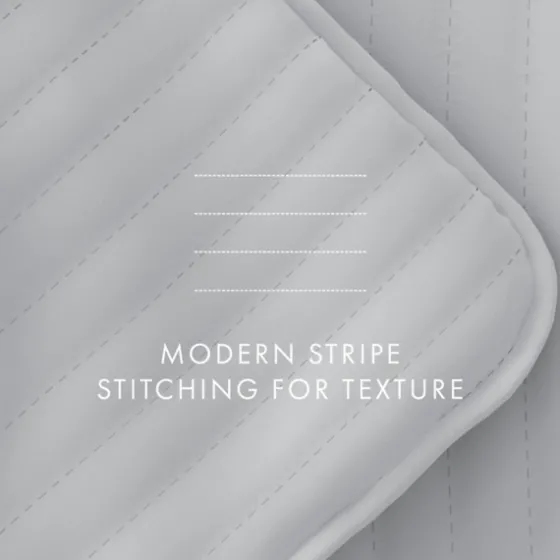 Stitched Stripes 3-Pc. King Quilt Set-Kirkland's Home Outlet