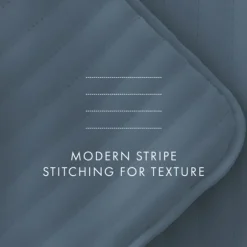 Stitched Stripes 3-Pc. Queen Quilt Set-Kirkland's Home Discount