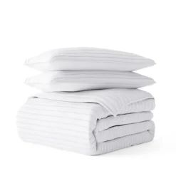 Stitched Stripes 2-Pc. Twin Quilt Set-Kirkland's Home Sale