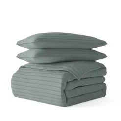 Stitched Stripes 2-Pc. Twin Quilt Set-Kirkland's Home Fashion