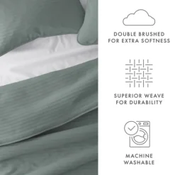 Stitched Stripes 2-Pc. Twin Quilt Set-Kirkland's Home Fashion
