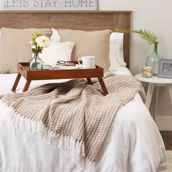 Stone And White Arrowhead Throw-Kirkland's Home Fashion