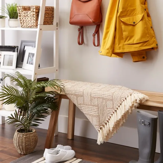 Stone Basket Weave Throw-Kirkland's Home Discount