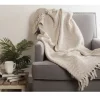 Stone Chevron And Fringe Throw-Kirkland's Home New