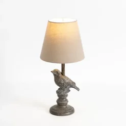 Stone Gray Perched Bird Table Lamp-Kirkland's Home Outlet