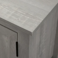 Stone Grooved Door Modern Farmhouse Tv Stand-Kirkland's Home Discount