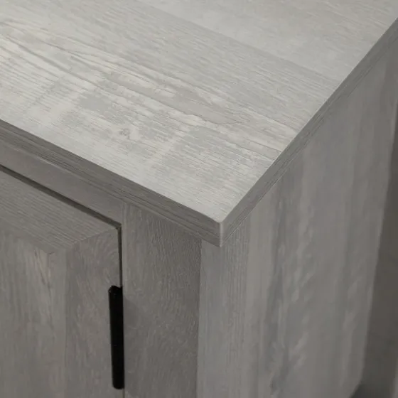 Stone Grooved Door Modern Farmhouse Tv Stand-Kirkland's Home Discount