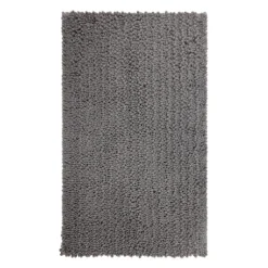 Stone Lofty Pile Chenille Bath Mat, 45 In.-Kirkland's Home Best