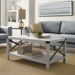 Stone Modern Farmhouse Coffee Table-Kirkland's Home Flash Sale