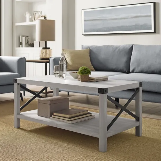 Stone Modern Farmhouse Coffee Table-Kirkland's Home Flash Sale