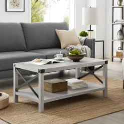 Stone Modern Farmhouse Coffee Table-Kirkland's Home Flash Sale