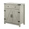 Stone Rustic Barndoor Cabinet-Kirkland's Home Online