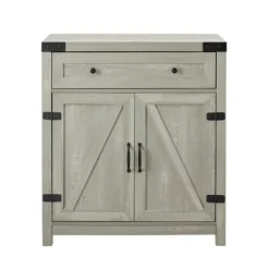 Stone Rustic Barndoor Cabinet-Kirkland's Home Online