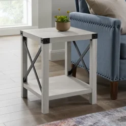 Stone Rustic Wood Accent Table-Kirkland's Home Discount