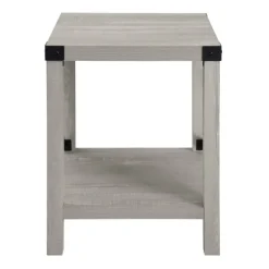 Stone Rustic Wood Accent Table-Kirkland's Home Discount