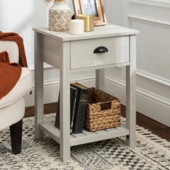 Stone Single Drawer Accent Table-Kirkland's Home Best Sale