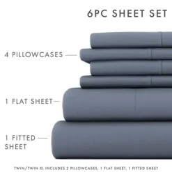 Stone Ultra Soft 6-Pc. Full Sheet Set-Kirkland's Home Flash Sale