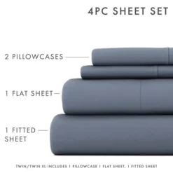Stone Ultra Soft 3-Pc. Twin Xl Sheet Set-Kirkland's Home Sale