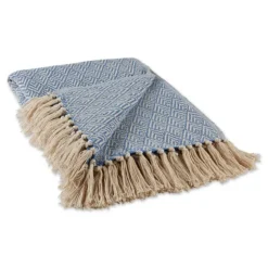 Stone Wash Diamond Fringe Throw-Kirkland's Home Best Sale