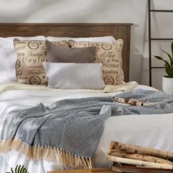 Stone Wash Diamond Fringe Throw-Kirkland's Home Best Sale