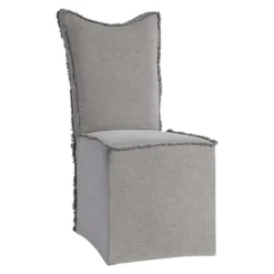 Stonewash Fringe Slipcover Dining Chairs, Set Of 2-Kirkland's Home Flash Sale