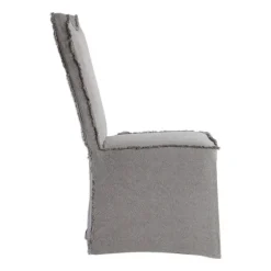 Stonewash Fringe Slipcover Dining Chairs, Set Of 2-Kirkland's Home Flash Sale