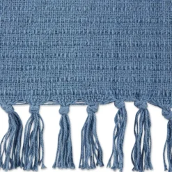 Stonewash Ribbed Fringe Throw-Kirkland's Home Cheap
