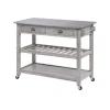 Storm Sonoma Stainless Steel Top Kitchen Cart-Kirkland's Home Best