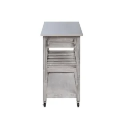 Storm Sonoma Stainless Steel Top Kitchen Cart-Kirkland's Home Best