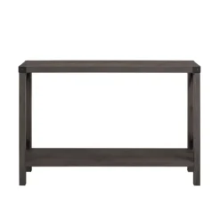 Stormy Gray X Side Frame Console Table-Kirkland's Home Sale