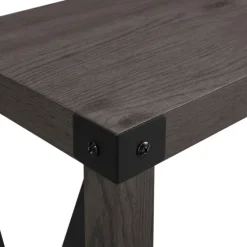 Stormy Gray X Side Frame Console Table-Kirkland's Home Sale