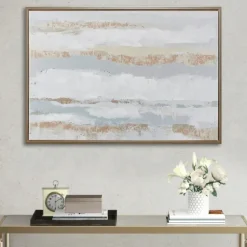 Strato Hand Embellished Gold Foil Framed Art Print-Kirkland's Home Cheap
