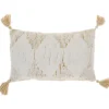 Stripe Diamond Tassels Cotton Lumbar Pillow-Kirkland's Home Best