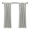 Stripe Farmhouse Curtain Panel Set, 63 In.-Kirkland's Home Outlet