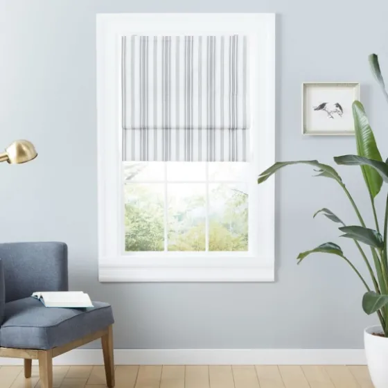 Stripe Ricci Out Curtain Shade, 27 In.-Kirkland's Home Best Sale