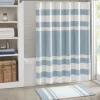 Stripe Waffle Weave Shower Curtain-Kirkland's Home Clearance