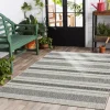Stripe Weave Sun Shower Outdoor Area Rug, 7X9-Kirkland's Home New