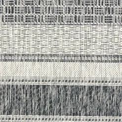 Stripe Weave Sun Shower Outdoor Area Rug, 7X9-Kirkland's Home New